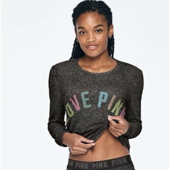PINK Victoria's Secret Tops - Victorias Secret PINK Cozy Jersey Sleep Shirt